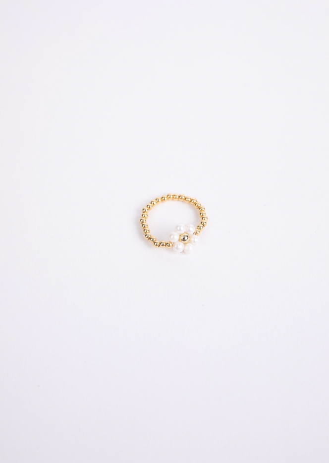 Daisy Girl Ring | Pearl & Gold