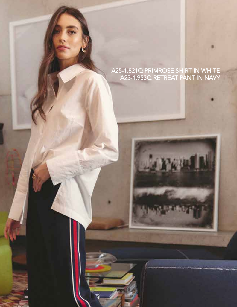Primrose Shirt Pima | White