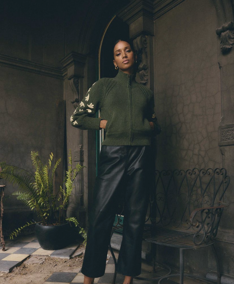 Carmela Knitted Bomber