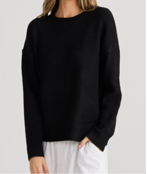 Overboard Knit | Black