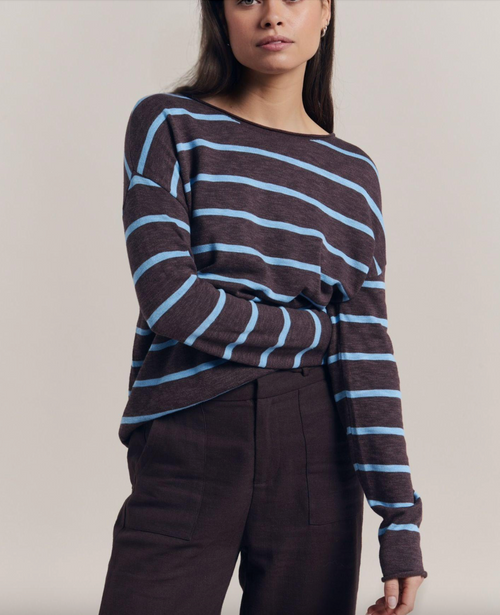 Minnie Top | Chocolate Blue