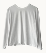 Athena Long Sleeve Tee | White