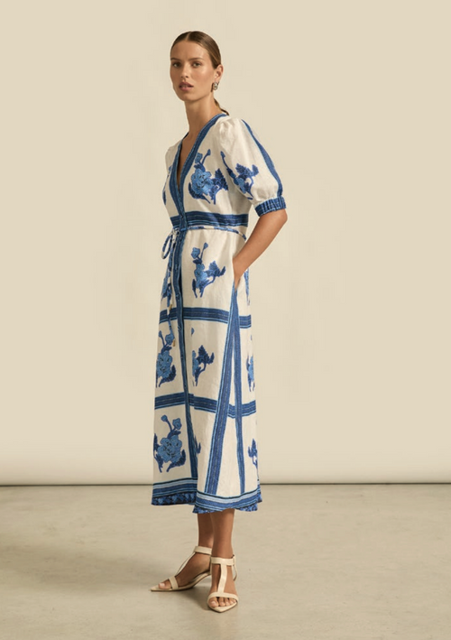 Portrait Dress | Azure Collage