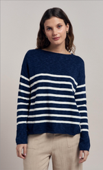 Bobbie Top | Navy Milk