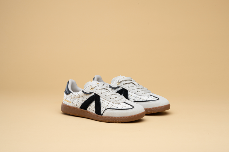 ELITE CLASSIC SNEAKER | BLACK GREY TWEED