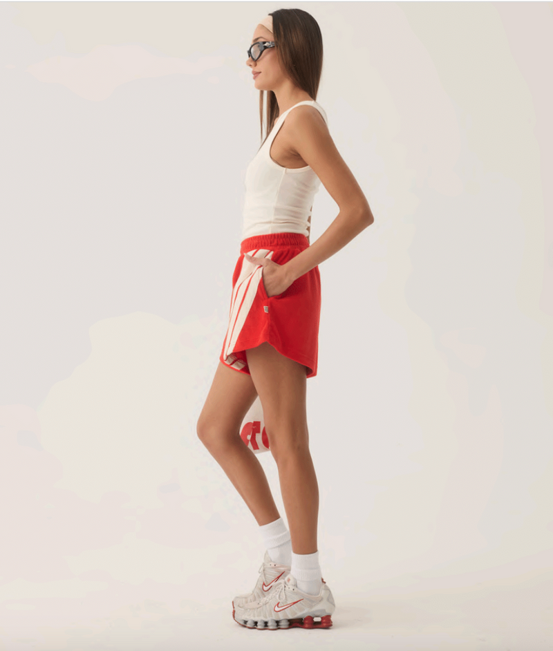 Tropiques Terry Short Apple Red