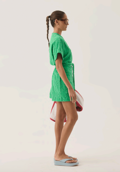 Cruise Dolphin Kimono Tropical Green