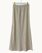 Tara Bias Skirt | Natural