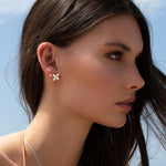 Floral Earring Mother of Pearl