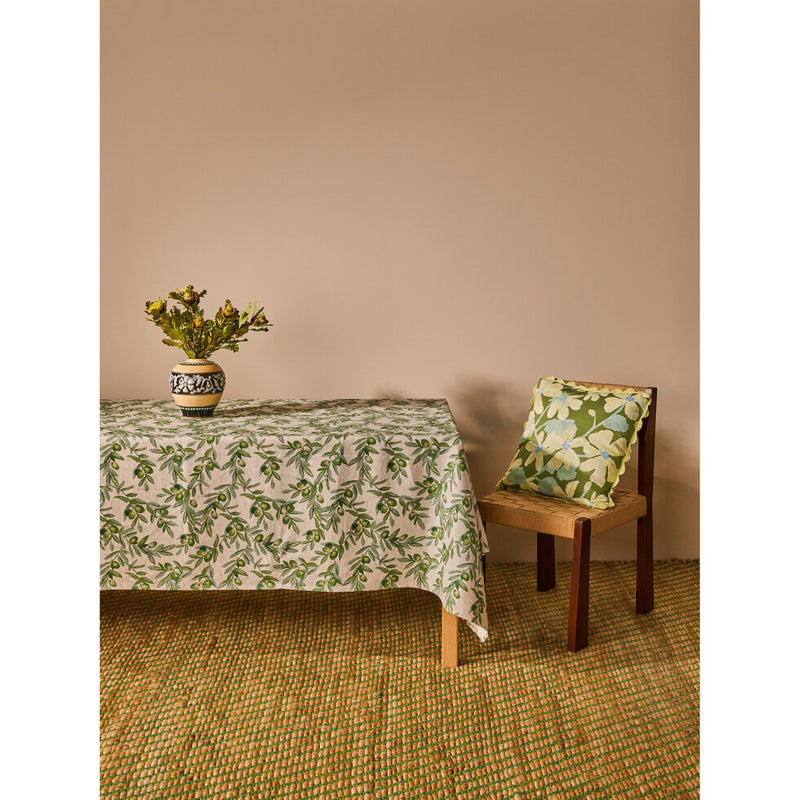 Olive Green Tablecloth