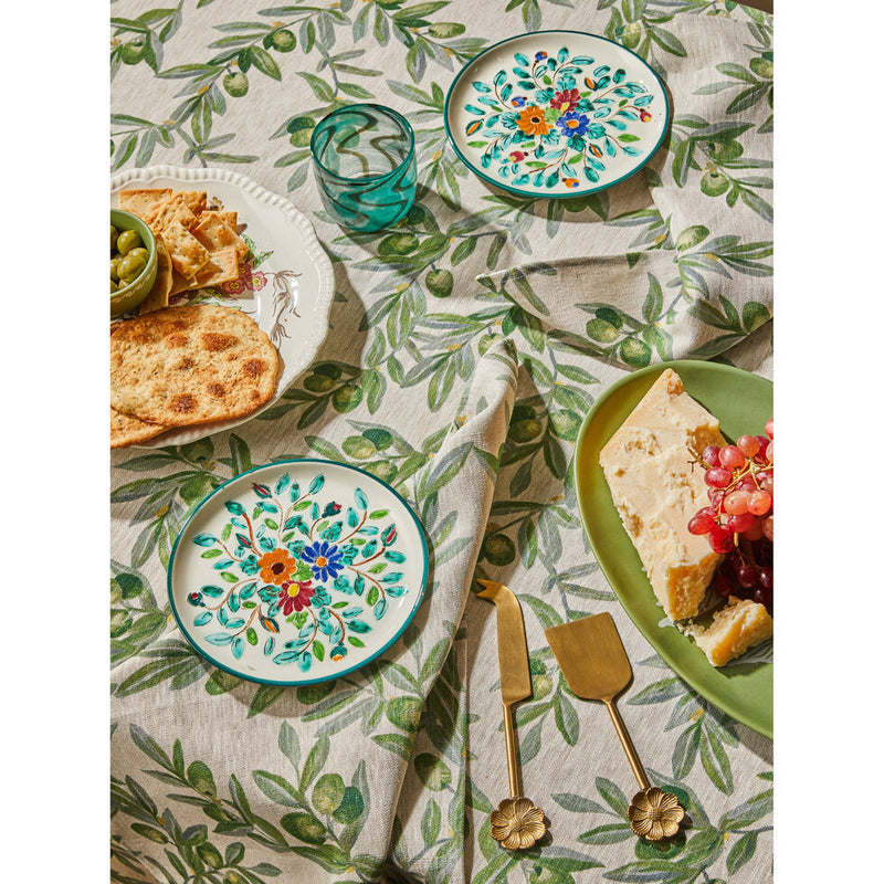 Olive Green Tablecloth