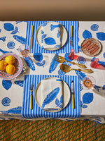 Sardines Blue Tablecloth