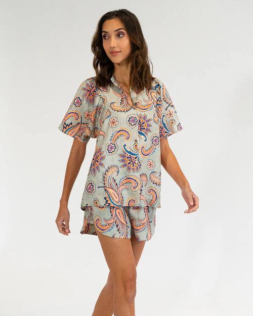 Ticino Blouse | Paisley