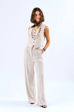 Torino Vest | Cream