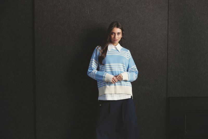 Cascade Sweater | Cornflower