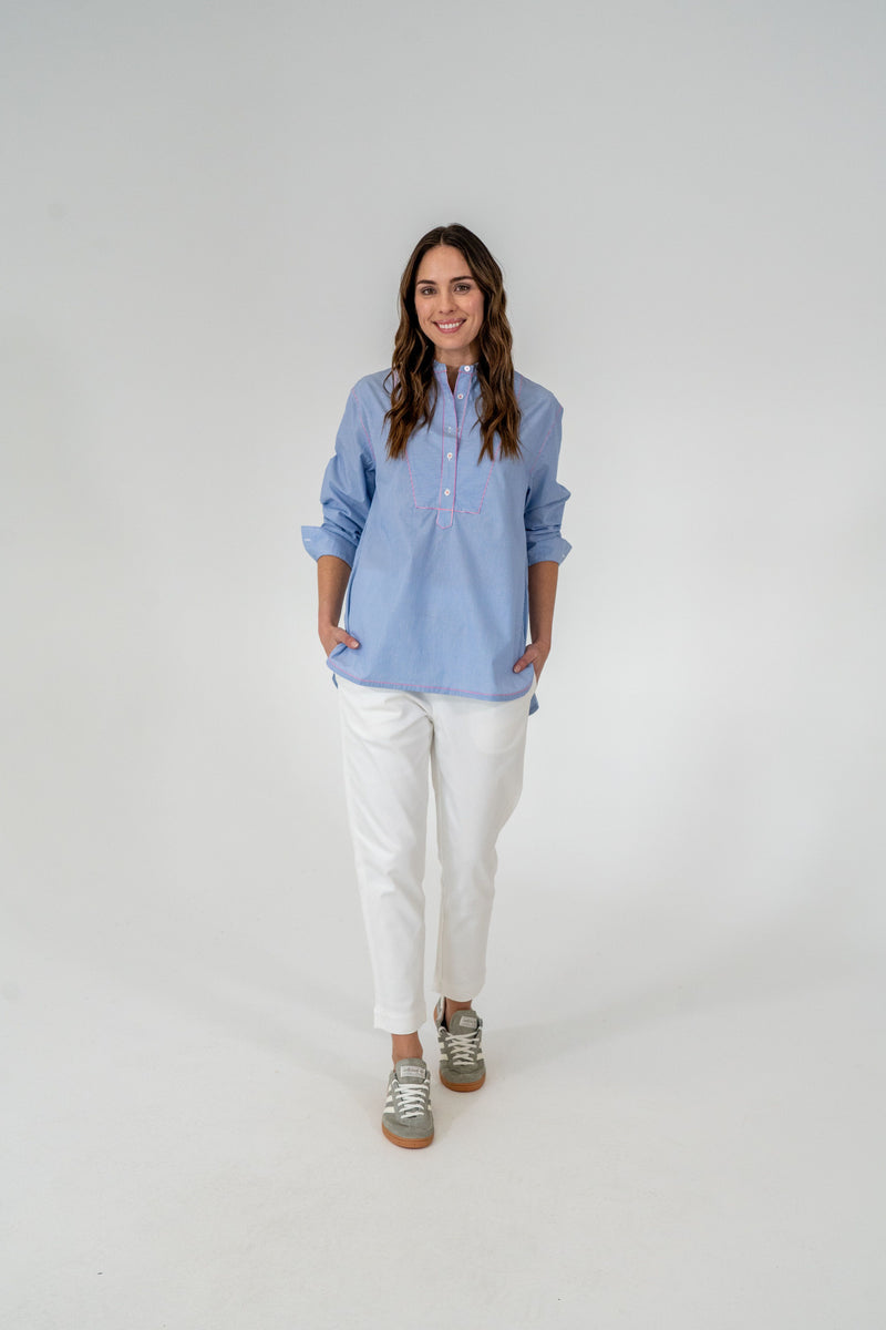 Duke Bib Shirt | Blue