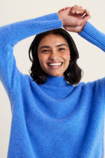 Fifi Polo Sweater | Lagoon