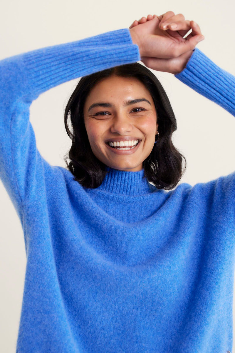 Fifi Polo Sweater | Lagoon