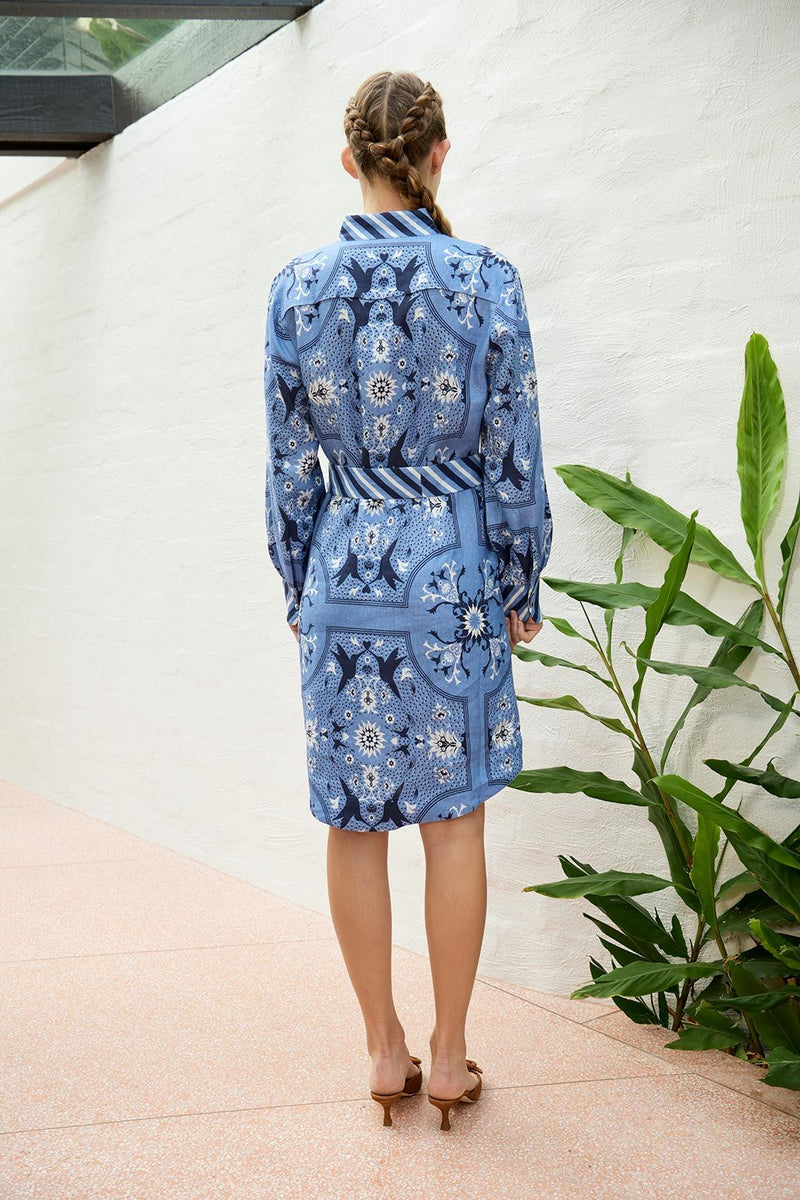 Skye Bird Dress | Blue