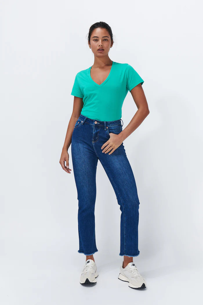 Vacay Jean | Cali Wash Raw Hem