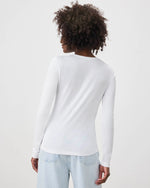 Classic Long Sleeve Crew | White