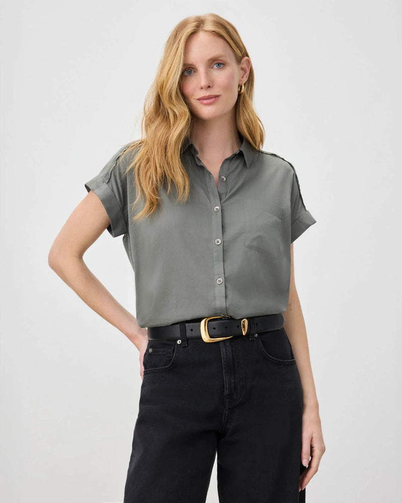 Paige Shirt | Soft Vintage Olive
