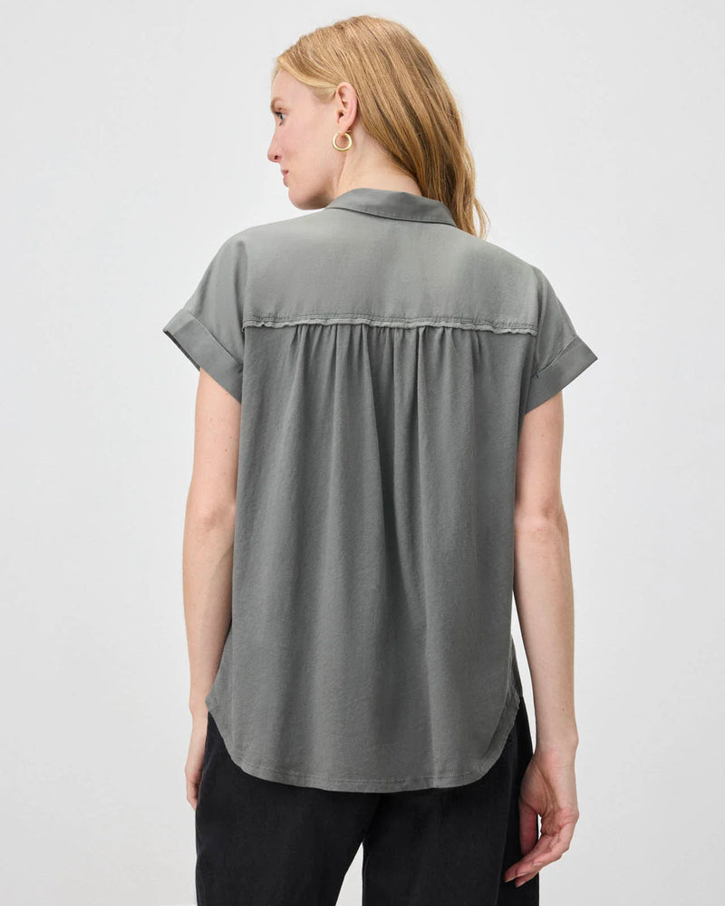 Paige Shirt | Soft Vintage Olive