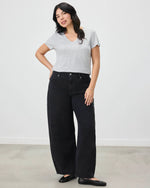 Kate V Neck Tee | Heather Grey