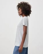 Kate V Neck Tee | Heather Grey