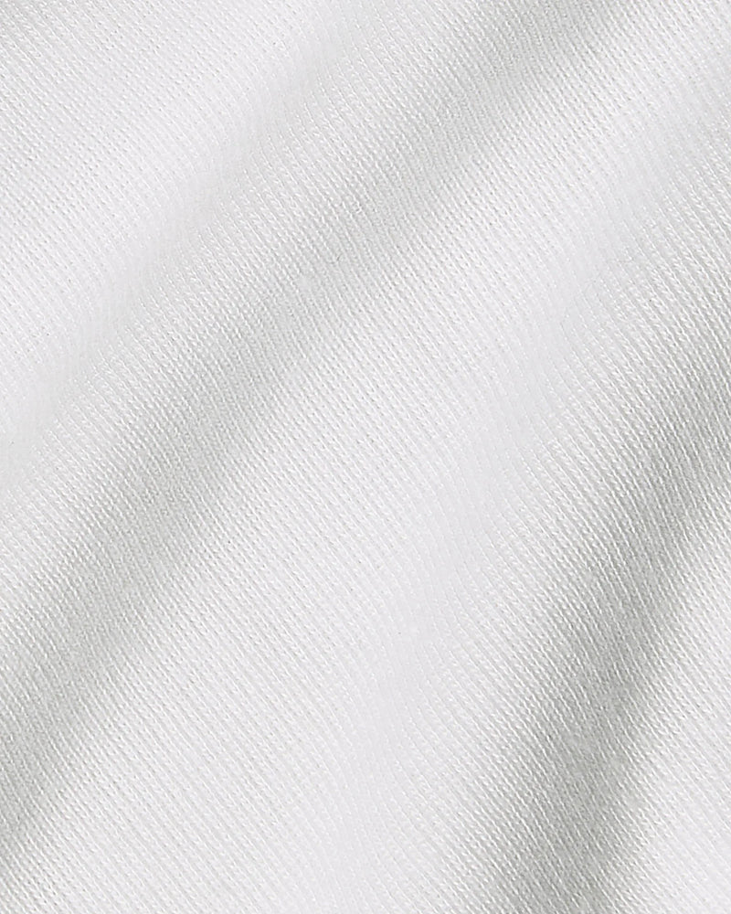 Faye V Neck Tee | White
