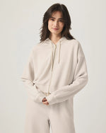 Waffle Scuba zip up Jacket | Moonstone