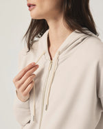 Waffle Scuba zip up Jacket | Moonstone