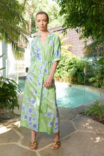 Taylor Sundance Ankle Dress | Green
