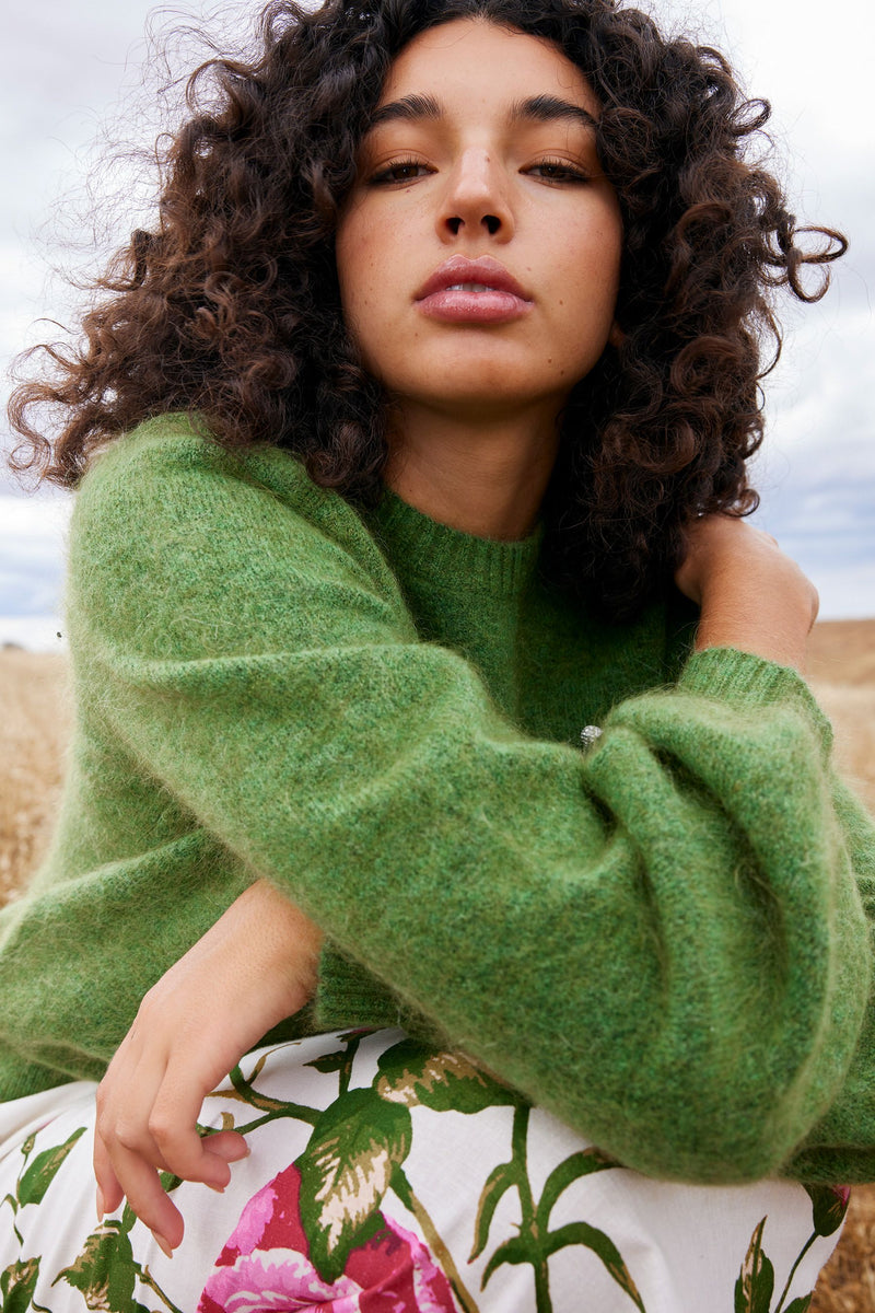 Maude Knit Jumper | Forest