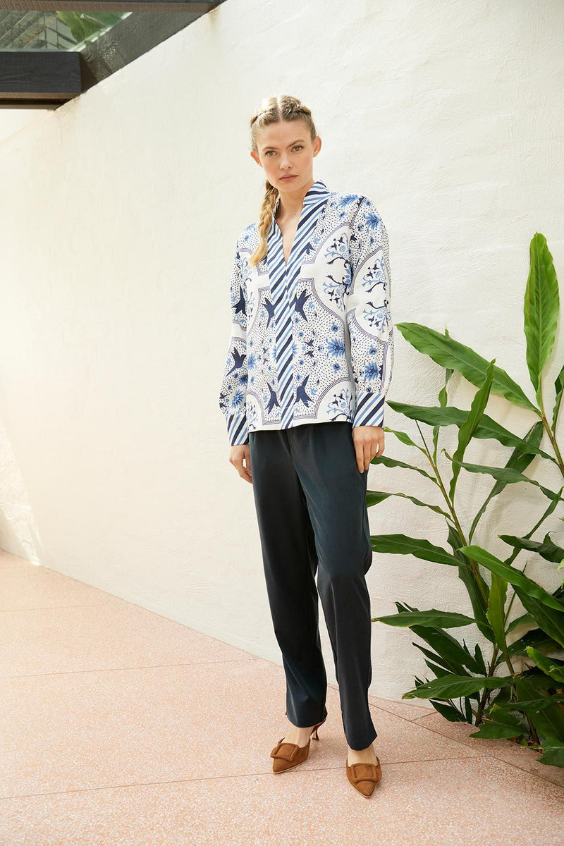 Skye Bird Blouse | White