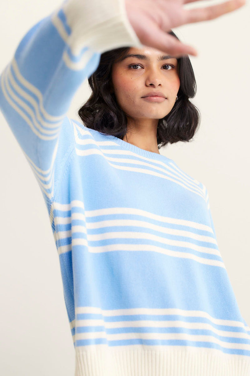 Cascade Sweater | Cornflower
