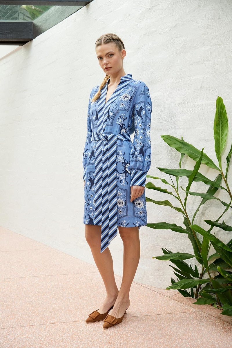 Skye Bird Dress | Blue