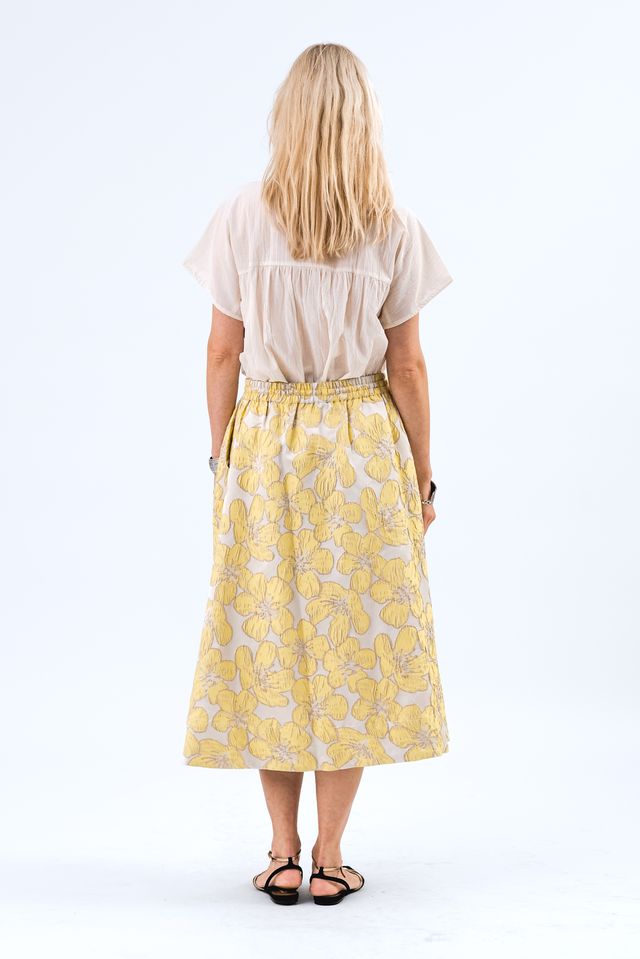 Bristol Midi Skirt | Yellow