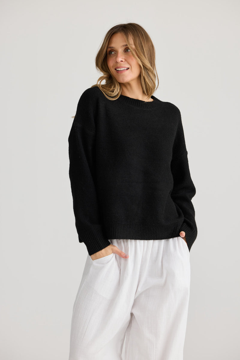 Overboard Knit | Black