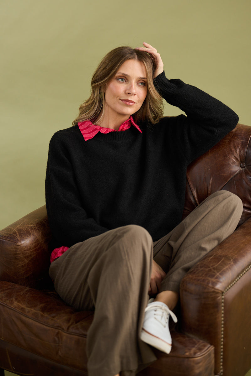 Overboard Knit | Black