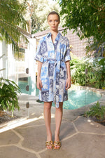 Kiara Botanical Dress | Denim