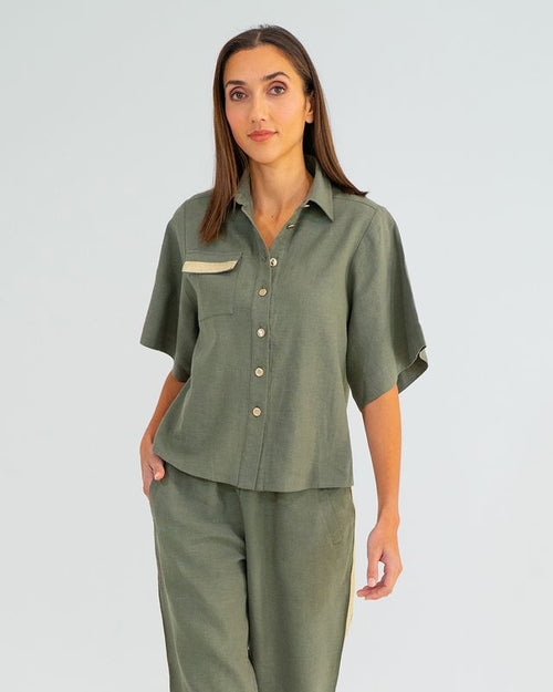 Isabel Shirt | Khaki