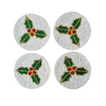 Beaded Coaster set of 4