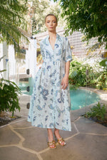 Tilda Woodstock Ankle Dress | Ocean