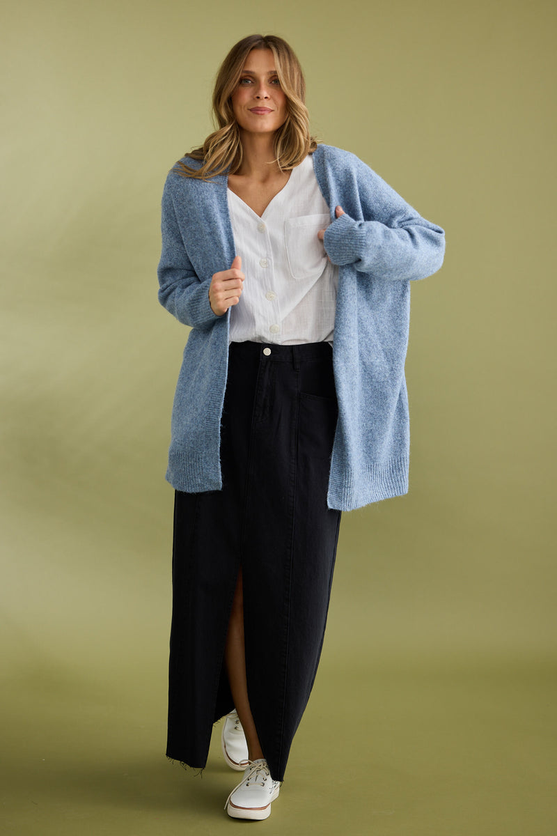 On Deck Cardi | Denim