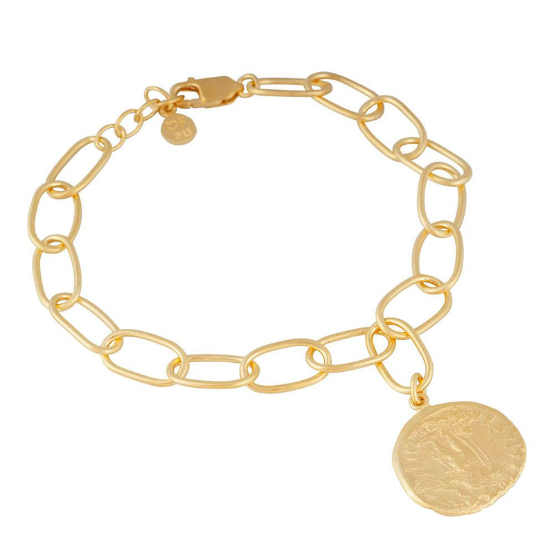 Ancient Coin Bracelet | Gold