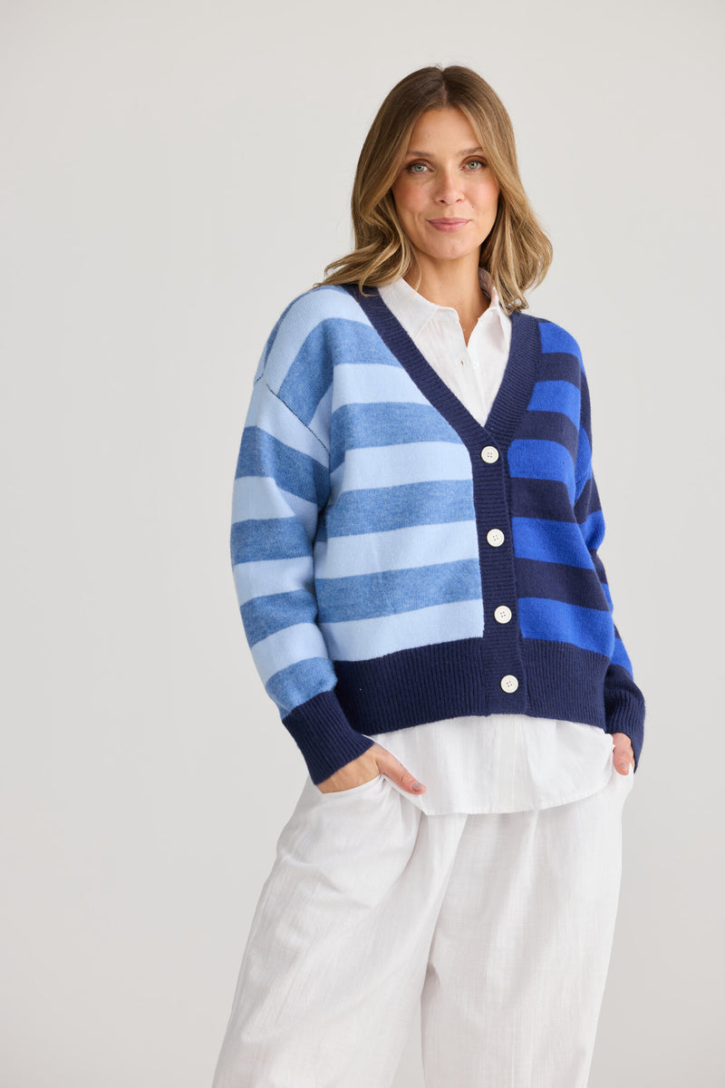 Samba Cardi | Navy Multi
