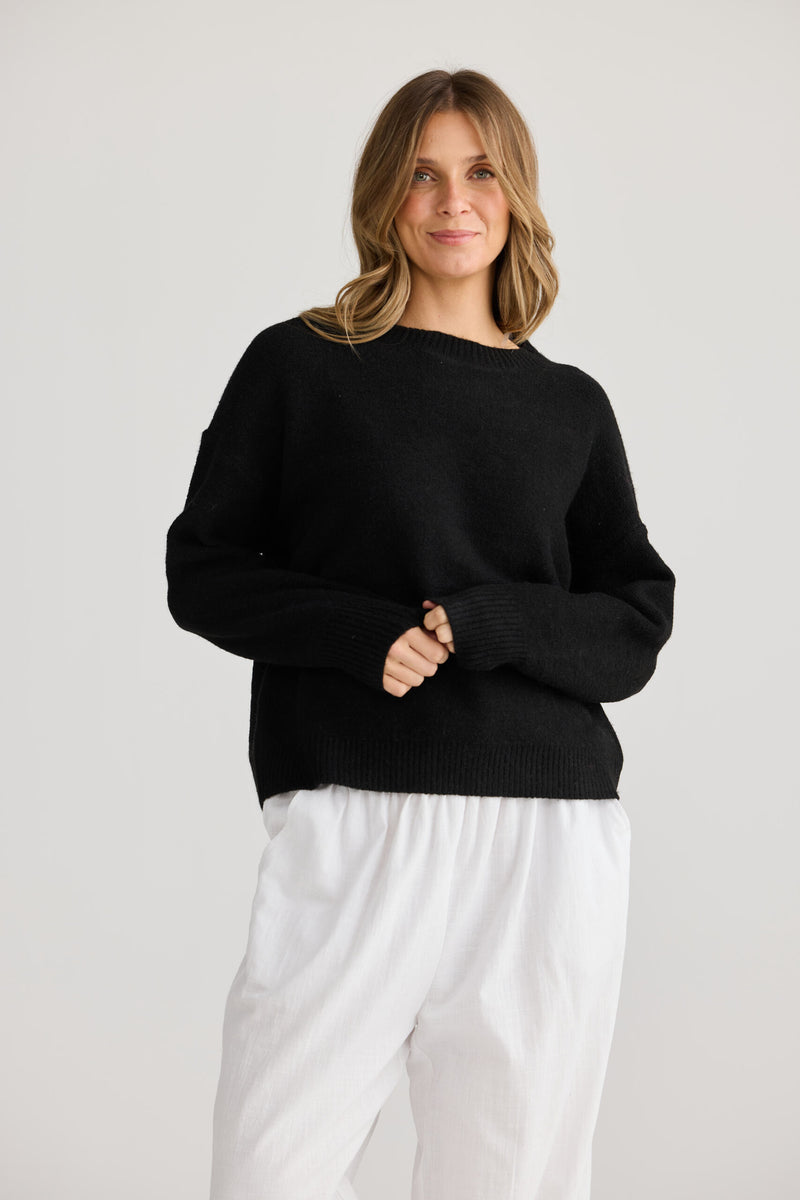 Overboard Knit | Black