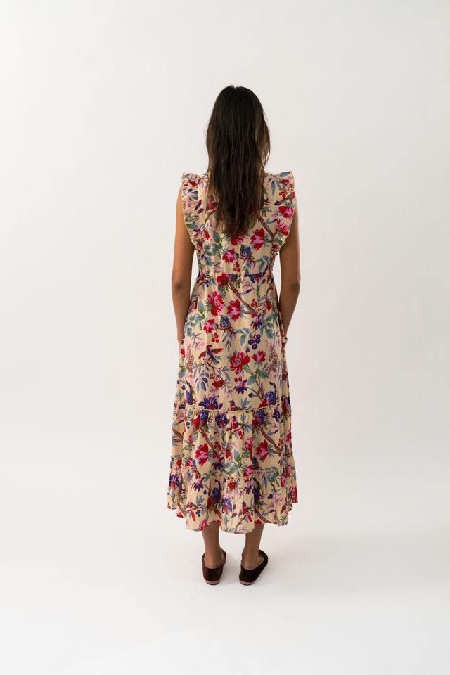 Samo Midi Dress | Flower Print