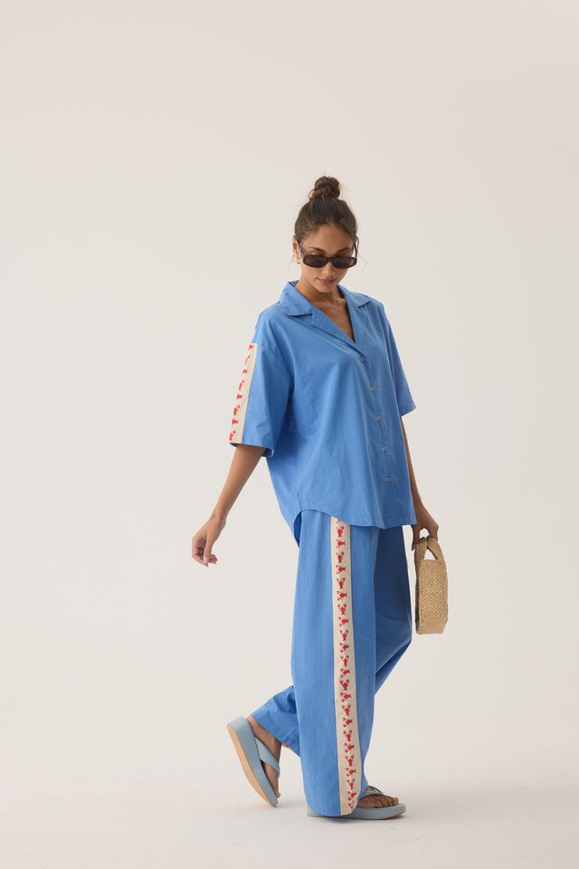 Lobster Shirt French Blue